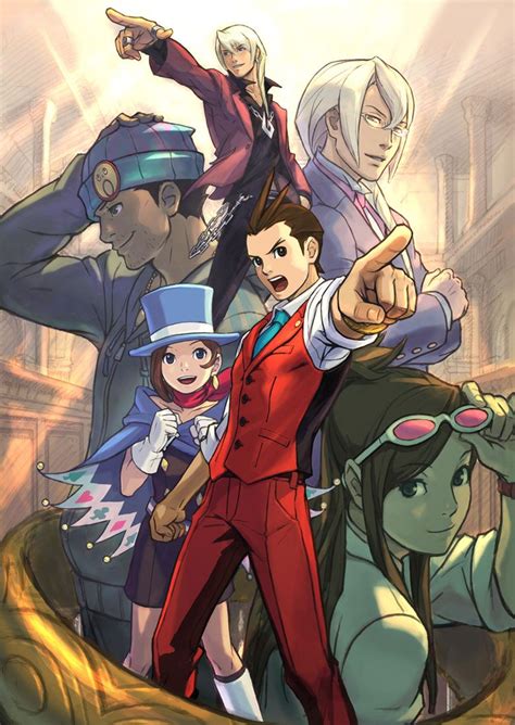 Apollo Justice Ace Attorney Characters Promotional Apollo Justice Phoenix Wright Ace
