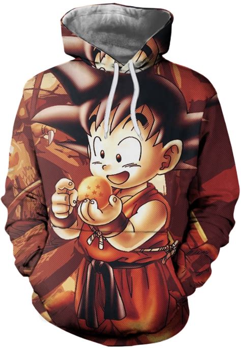 The things that you want! GOKU DRAGON BALL - 3D STREET WEAR HOODIE - by www.wesellanything.co