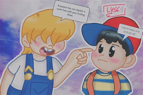 Here’s Some Fanart I Made Of Porky And Ness Bon Appétit R Earthbound