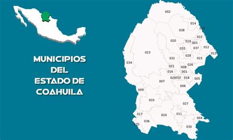 Estado De Coahuila En La República Méxicana Mexico Real