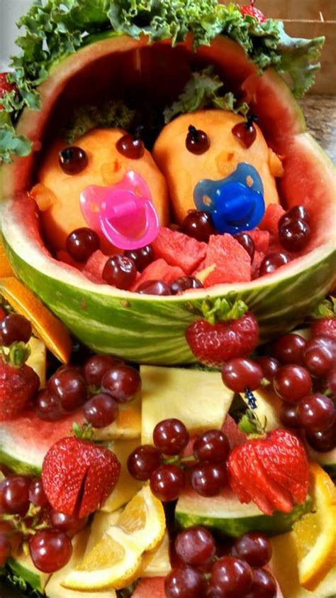 Twin Baby Fruit Basket Baby Fruit Baskets Pictures Of Food Items