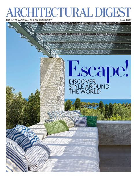 May 2016 Architectural Digest
