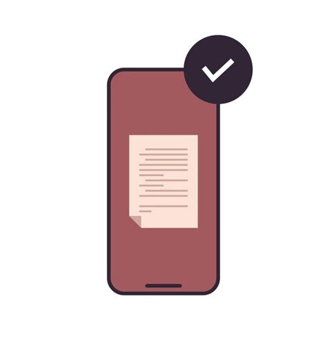 Premium Vector Check Mark On Smartphone And Confirmation Flat Vector Illustration