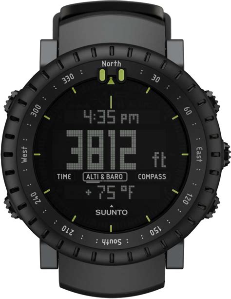 Sporta pulksteņi un sensori » sporta pulksteņi. Suunto Core All Black Military Watch outdoors ABC watch ...