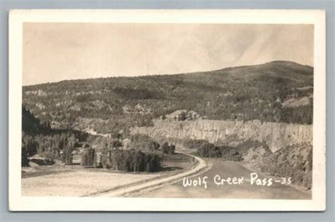 wolf creek pass~mineral county colorado rppc photo antique road postcard~1930s ebay