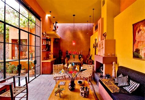 Colorful And Charming Mexican Interior Design House Decoration Ideas
