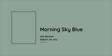 About Morning Sky Blue Color Codes Similar Colors And Paints