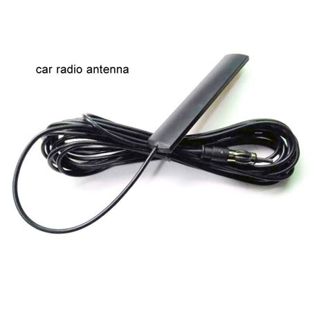 kanor car aerial antenna fm radio amplified super slim hidden mount on glass screen roof