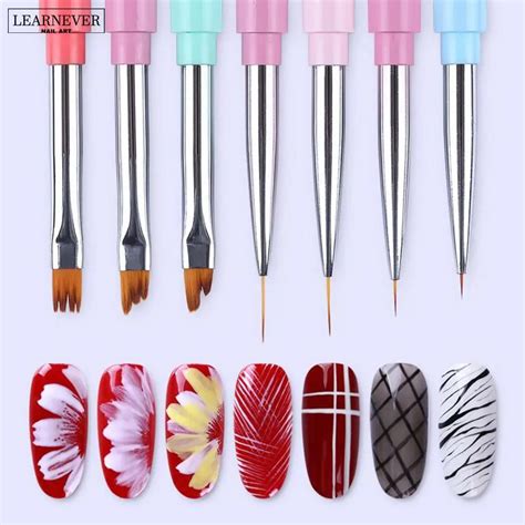 Learnever 1pc Nail Brush Handle Uv Gel Lacquer Acrylic Painting Liner