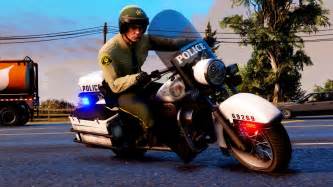 Gta 5 Lspdfr Play As A Cop Episode 115 Paleto Bay Night Motorcycle