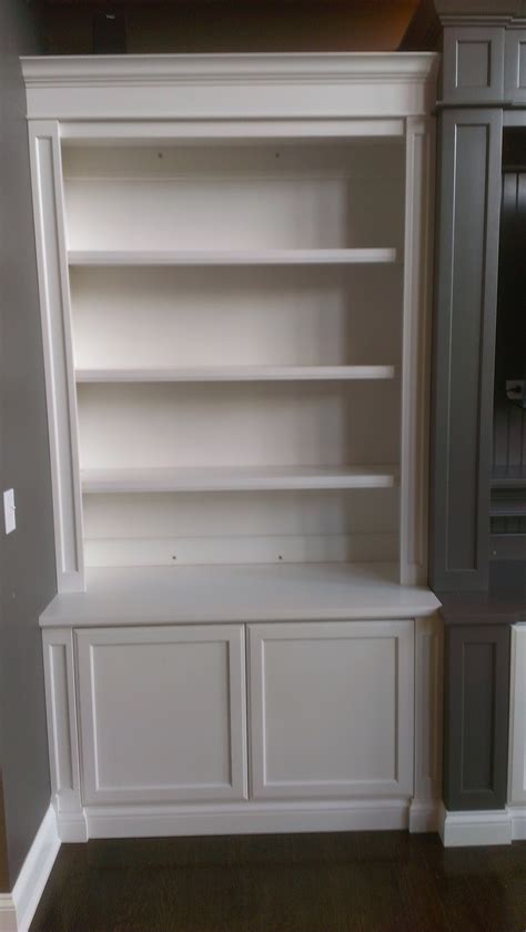 Industrial storage media console (96) contract grade. 15 Photos Bookshelves With Cabinet Base