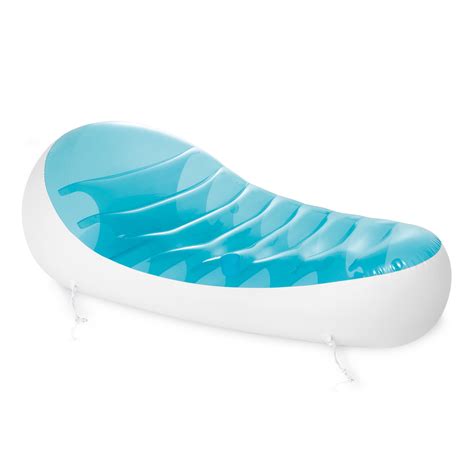 Intex Petal Floating Lounge Chair Pool Float Lounger W Cupholder Blue