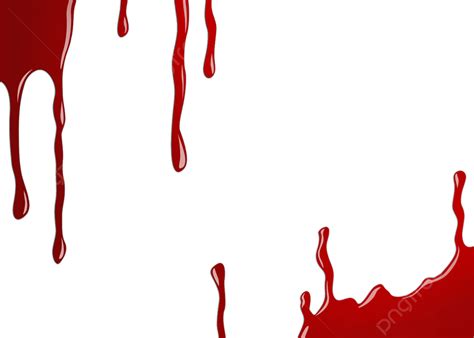 Dripping Liquid Dripping Blood Red Hemorrhage Png Transparent