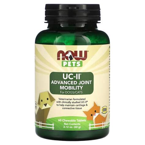 Now Foods Pets Uc Ii Advanced Joint Mobility For Dogscats 60
