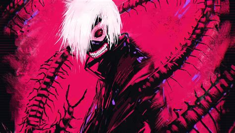 Wallpaper Illustration Anime Red Kaneki Ken Tokyo Ghoul Art Darkness Special Effects