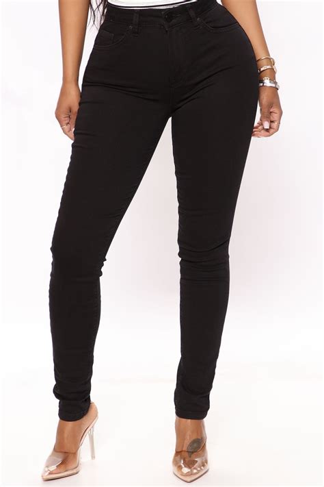 Hailey Hyper Stretch Skinny Jeans Black Insstreet