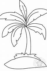 Palm Tree Coloring Printable Pdf Flowers sketch template