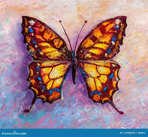 Abstract Painting Butterfly Stock Photo Image Of Element Paint