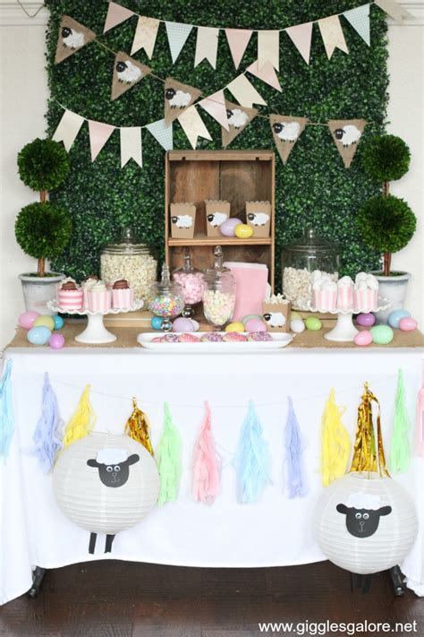 Woolly Cute Little Lamb Easter Party Giggles Galore