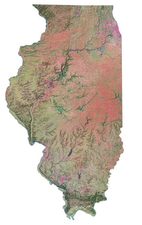 Illinois County Map GIS Geography