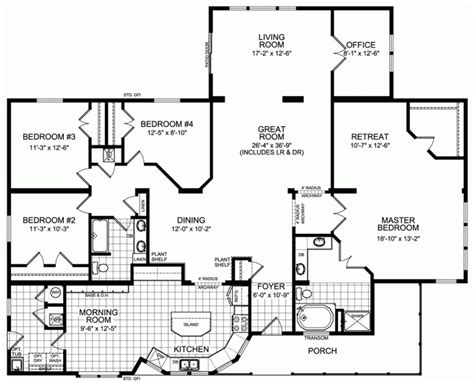 These 4 bedroom home designs are suitable for a. Best of Modular Homes 4 Bedroom Floor Plans - New Home ...