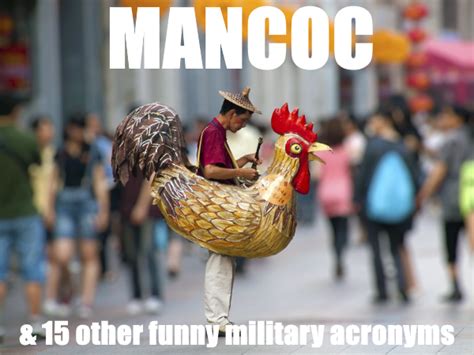 16 Funny Military Acronyms