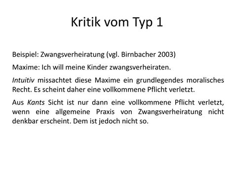 Im folgenden werde ich dafür argumentieren, dass der kategorische imperativ auch im kontraktualismus seinen platz hat, aber nicht als normatives entscheidungskriterium, sondern als deskriptive erklärung unseres wollens. PPT - Einführung in die praktische Philosophie PowerPoint ...