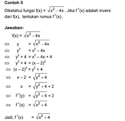 Jika persamaan memiliki variabel dalam pecahan, seperti =, mulailah dengan memasukkan angka nol pada penyebut. IMATH: Fungsi, Komposisi Fungsi, dan Fungsi Invers (2)
