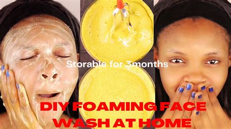 HOW TO MAKE FOAMING TUMERIC FACE WASH AT HOME DIY LIGHTENING FACE