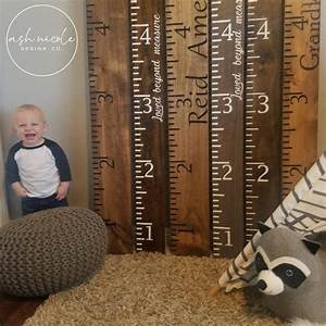 Personalized Wooden Growth Chart Kids Height Chart Family Etsy