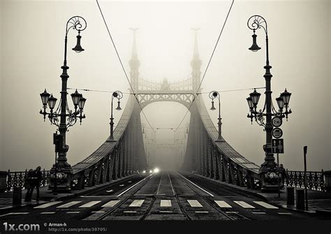 Bridge In Fog Foggy Day Bridges Hd Wallpaper Peakpx