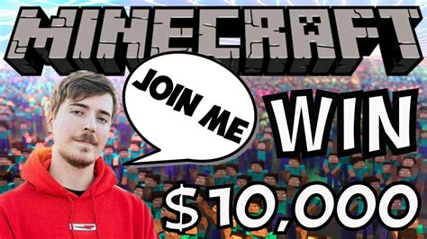 How To Join Minecraft Mrbeast Gaming Challenge Youtube