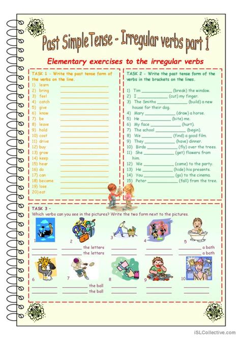 Past Simple Irregular Verbs English Esl Worksheets Db Excel Com My