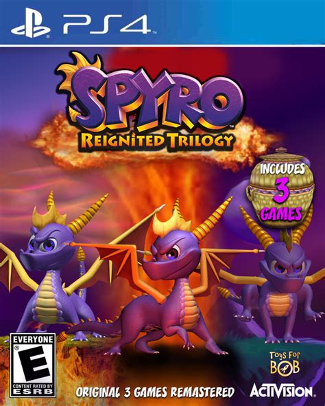 Spyro Reignited Trilogy Enchanced Fancover Edit By Purpledragon267 On