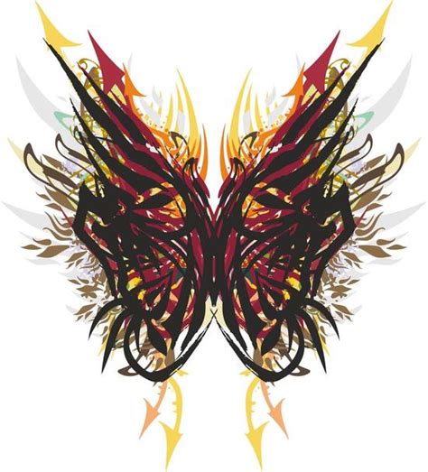 Butterfly Splashes Free Stock Vectors