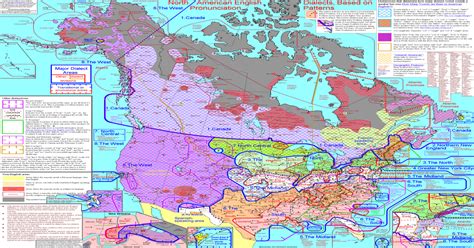 A Detailed Map Of English Dialects In North America Full Article In