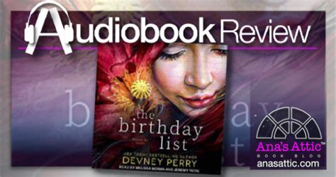 The Birthday List By Devney Perry Audiobook Review Anas Attic Book