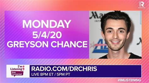 Greyson Chance Joins Dr Chris Donaghue To Answer Your Mental Health