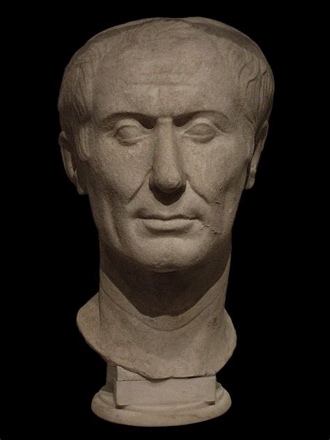 Portrait Of Julius Caesar Marble Ca 44 Bce Turin Museum Of