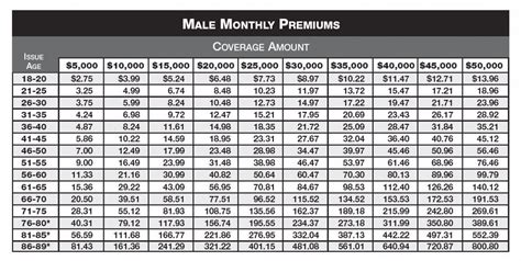 simplefootage: term life insurance rates by age chart
