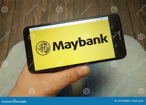 Konskie Poland 05 May 2019 Malayan Banking Berhad Logo Displayed