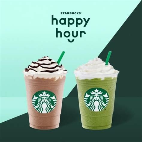 Starbucks Happy Hour Buy 1 Free 1 Promotion On Every Saturday And Sunday