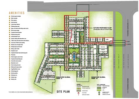 Site Plan Of Signature Global Park In Sector 36 South Gurgaon