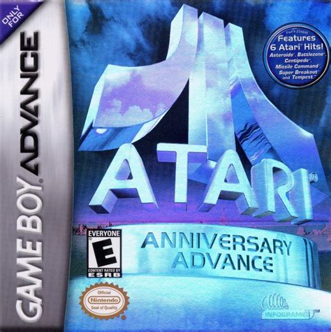 Atari Anniversary Advance 2002 Game Boy Advance Box Cover Art