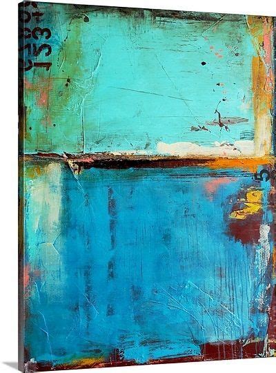 Matchbox Blues Modern Art Abstract Abstract Canvas Art Art