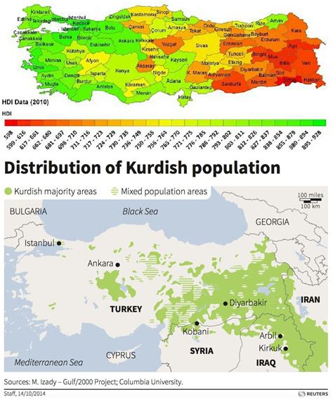 Map Of Kurdish Majority Areas Compared To Map Of Maps On The Web