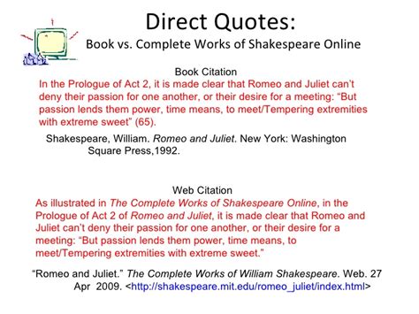 Only use this if the play you are citing is obvious. 56 Shakespeare In Text Citation - Télécharger