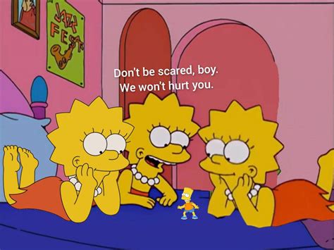 Tiny Bart Surrounded By Lisa Simpson Clones 4 By Supermariorocks On Deviantart