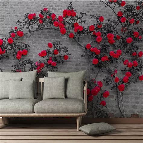 Beibehang Wallpaper Custom Living Room Bedroom Wallpaper Murals Flowers