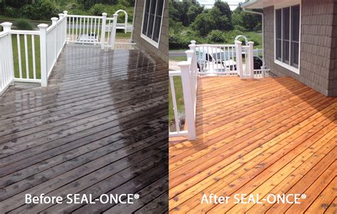 Seal Once Nanopoly Penetrating Wood Sealer With Polyurethane 5